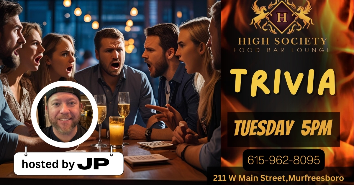 Trivia Night with JP at High Society