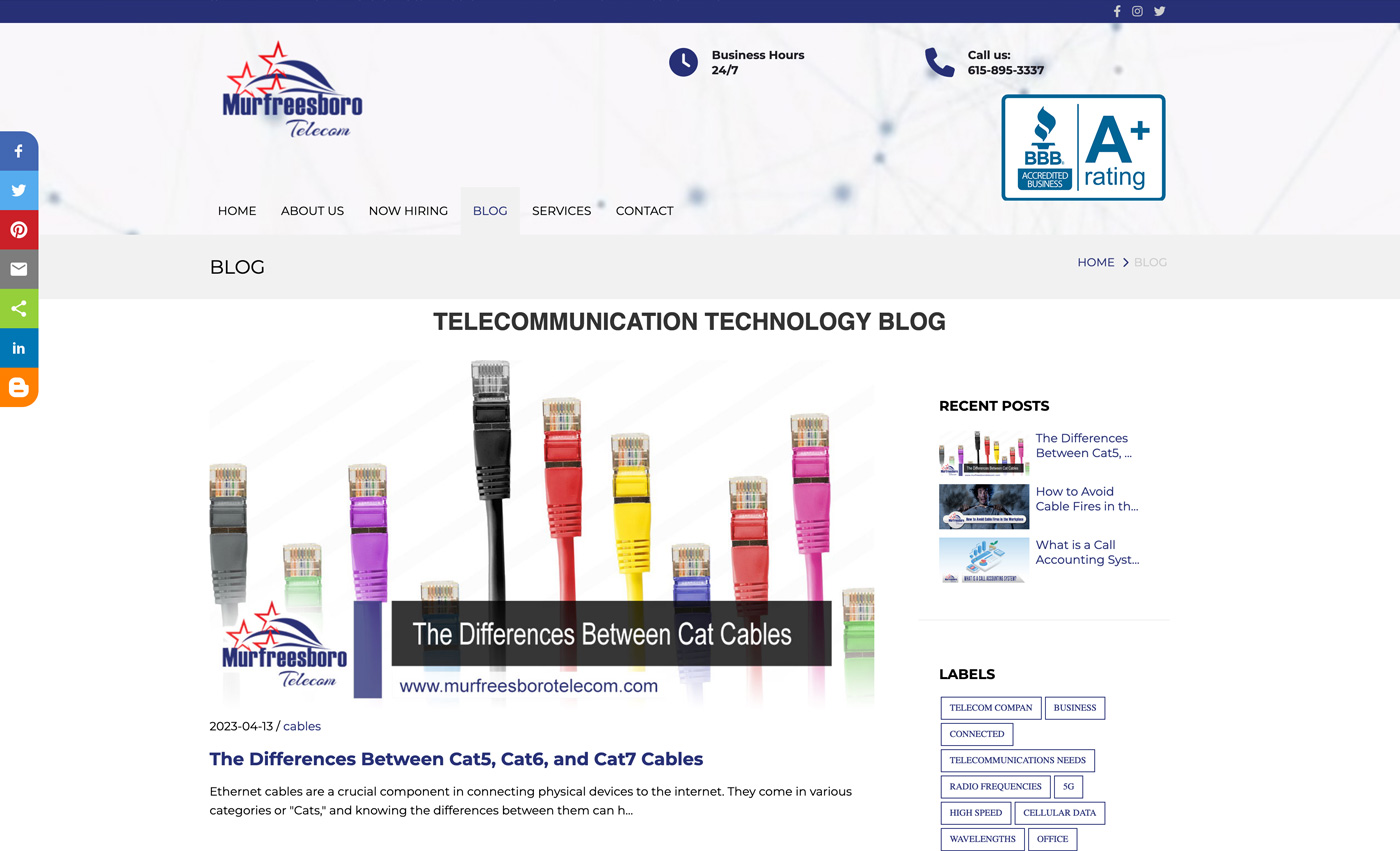 Telecommunication, Murfreesboro Telecom 2