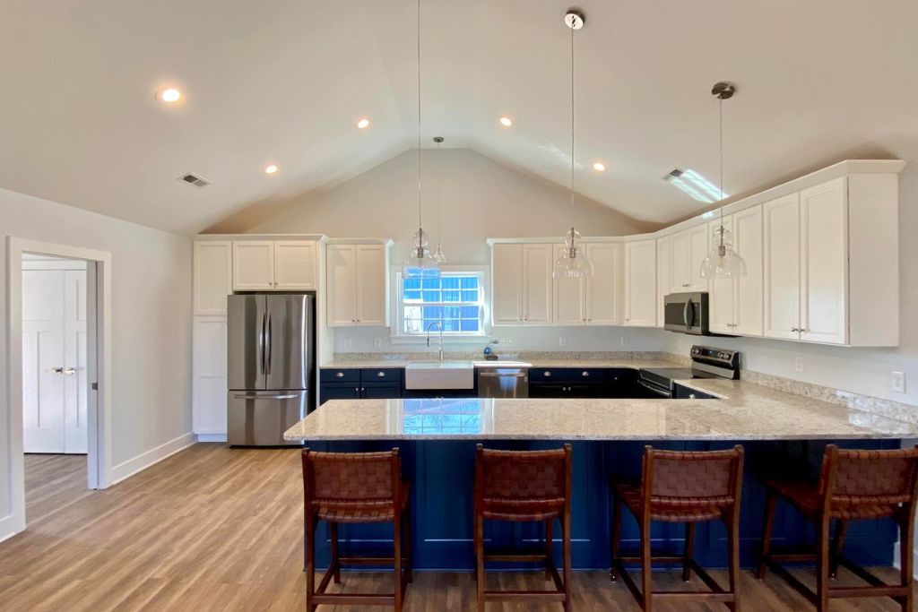 Custom kitchen project by Wright Construction